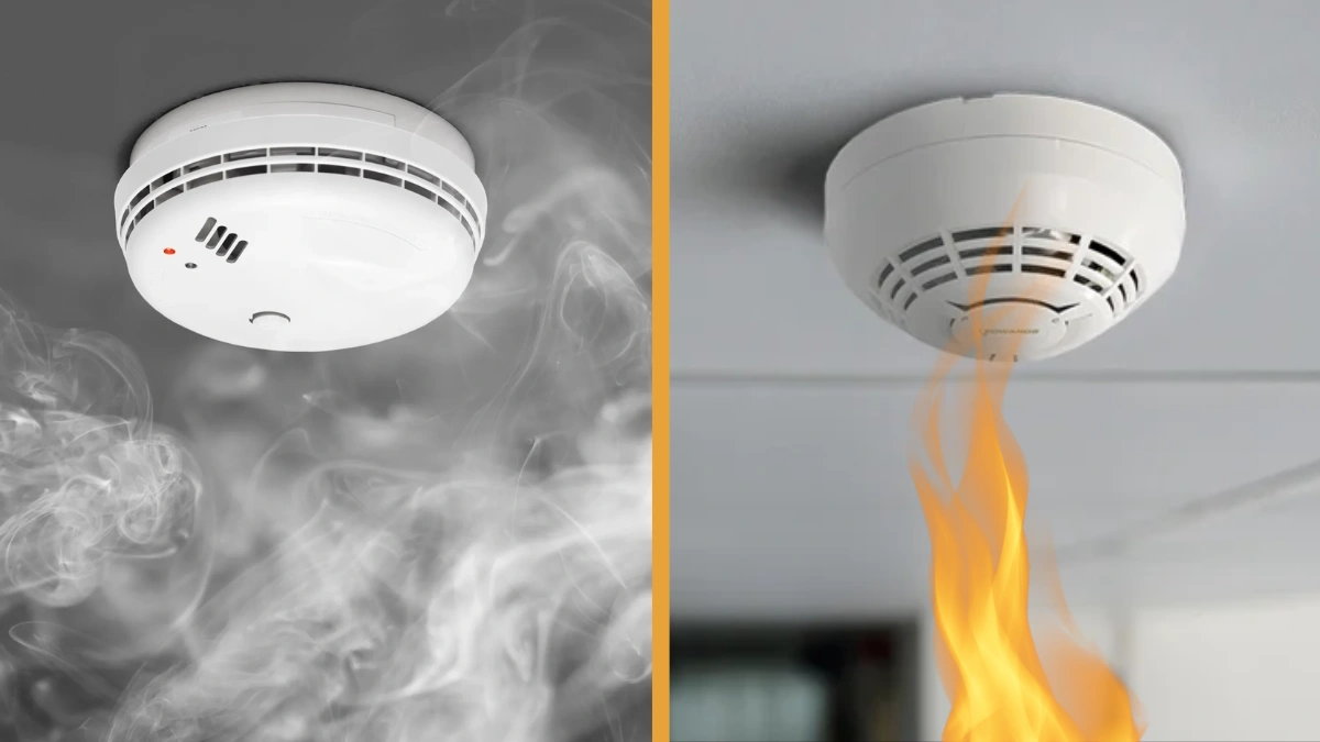 Smoke Detectors vs. Heat Detectors